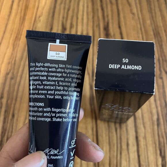 Lune + Aster Skin Tint Realglow Skin Tint 50 Deep Almond 1.3 OZ. - Picture 2 of 3